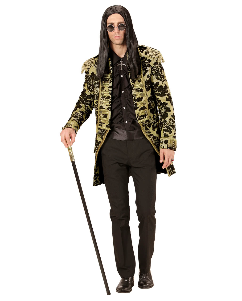 Venetian military dress suit gold-black S | horror-shop.com