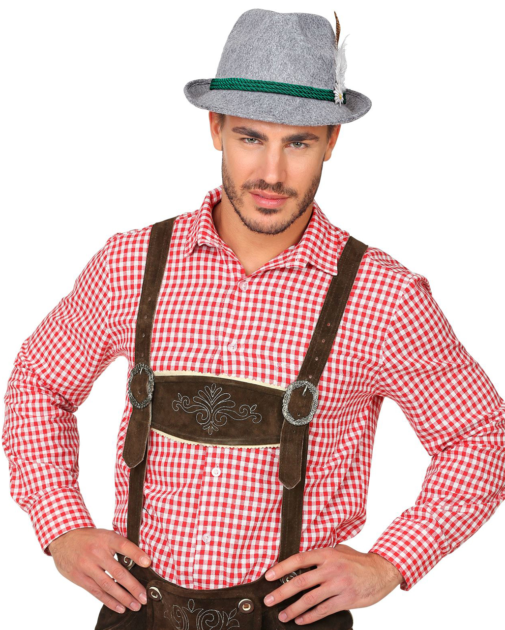 Trachtenhut Für Oktoberfest - Bayerischer Hut Mit Federn Für Volksfest Und Karneval