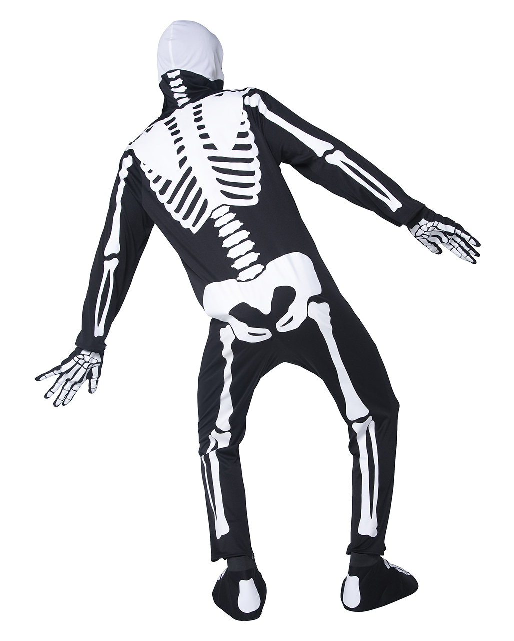 Glowing Skeleton Jumpsuit L I Full Body Jumpsuit with Glow in the Dark