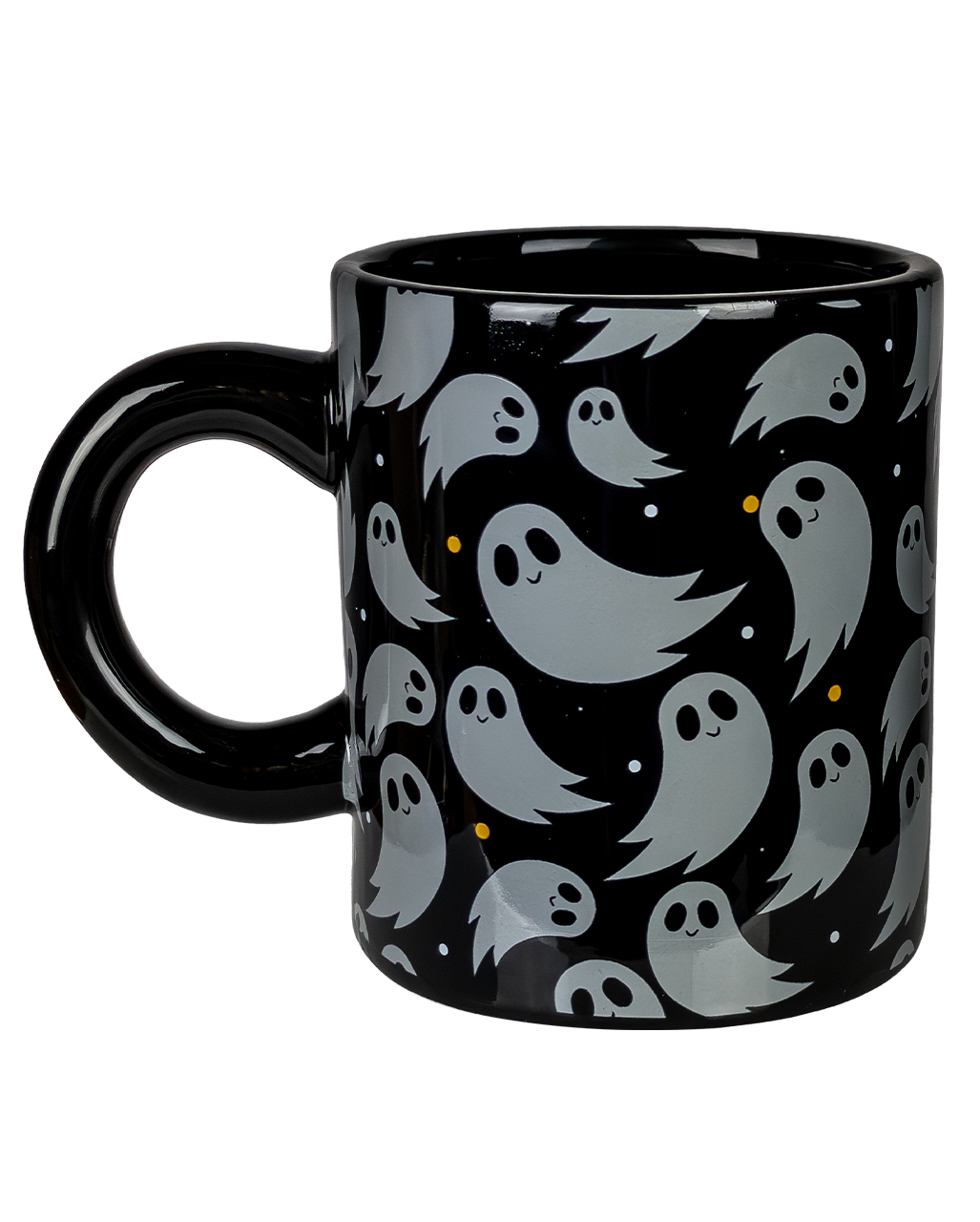 Black Halloween Mug With Mini Ghost | Gift articles | Horror-Shop.com