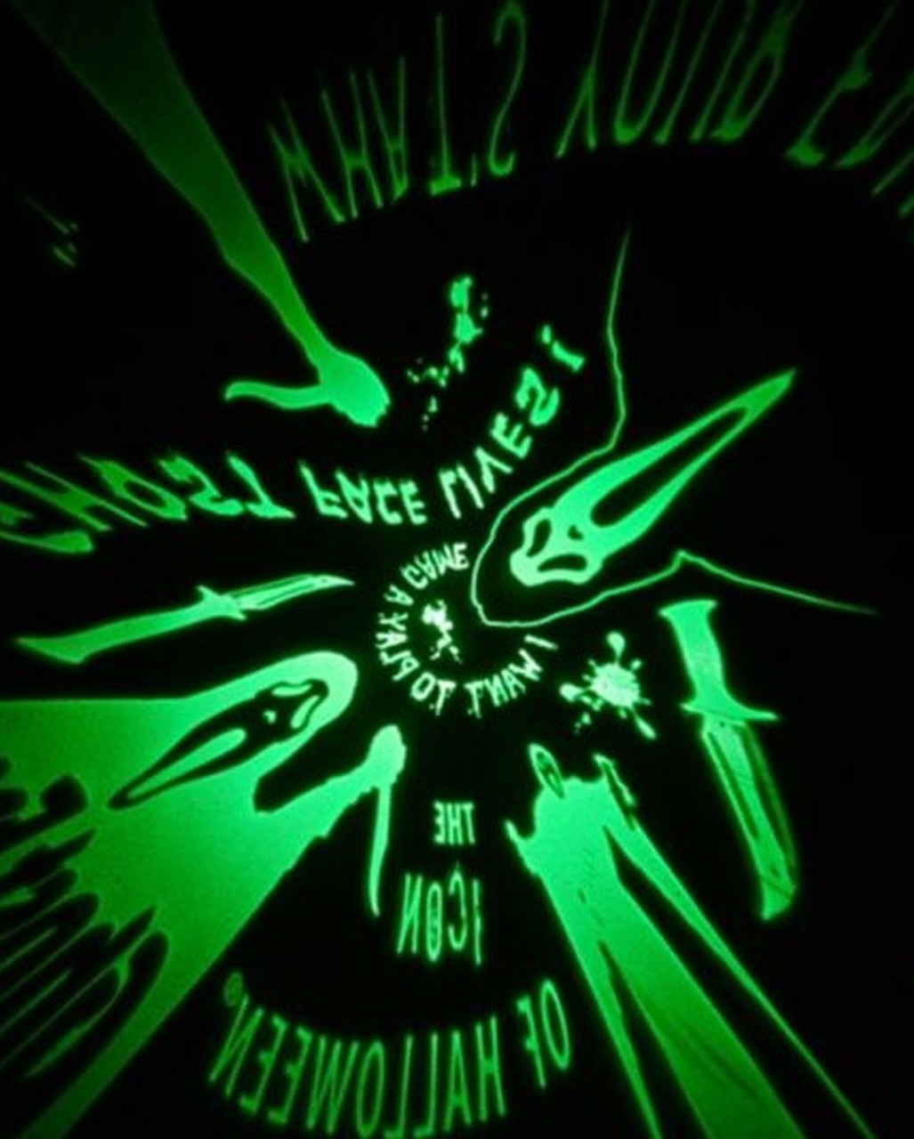 Scream Ghost Face Color Changing Projector ★