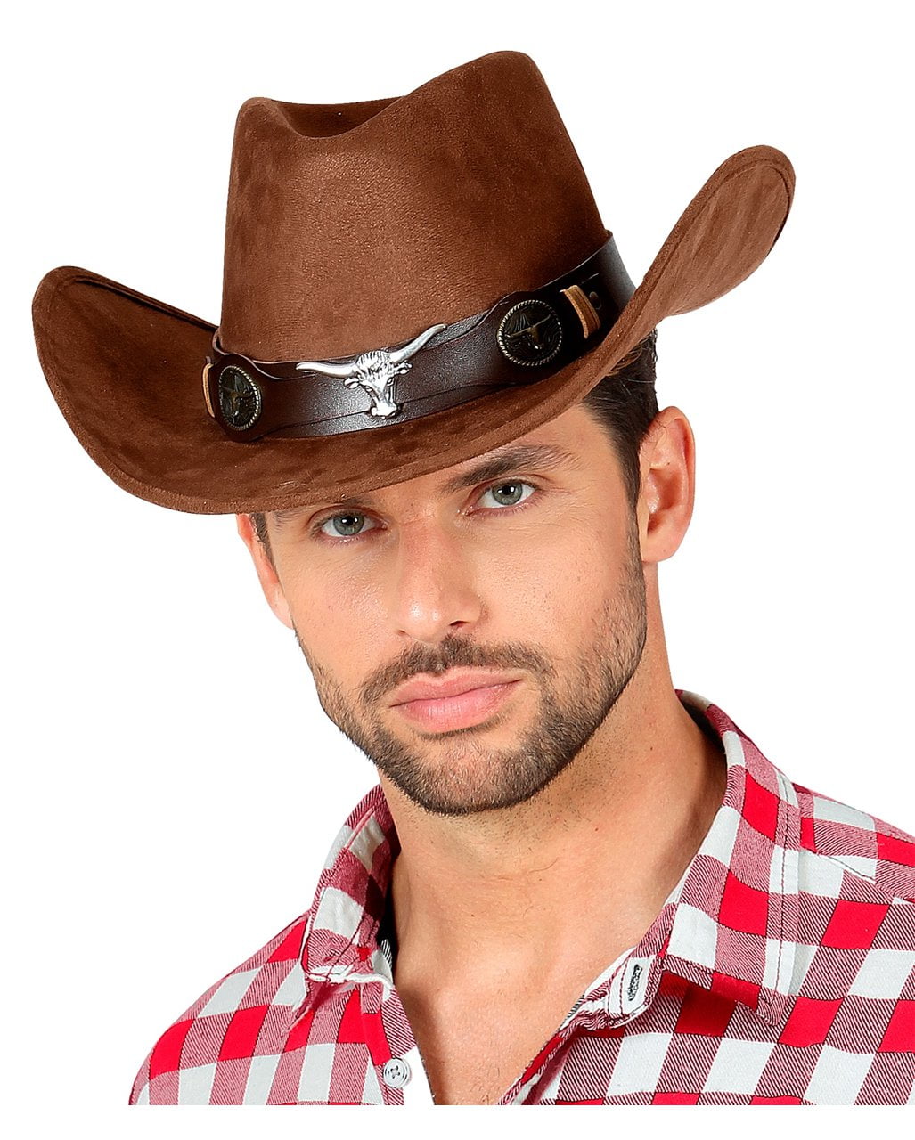 Cowboyhut Mit Kuh-Motiv – Schwarz-weiß, Einheitsgröße, Für Halloween & Kostümpartys