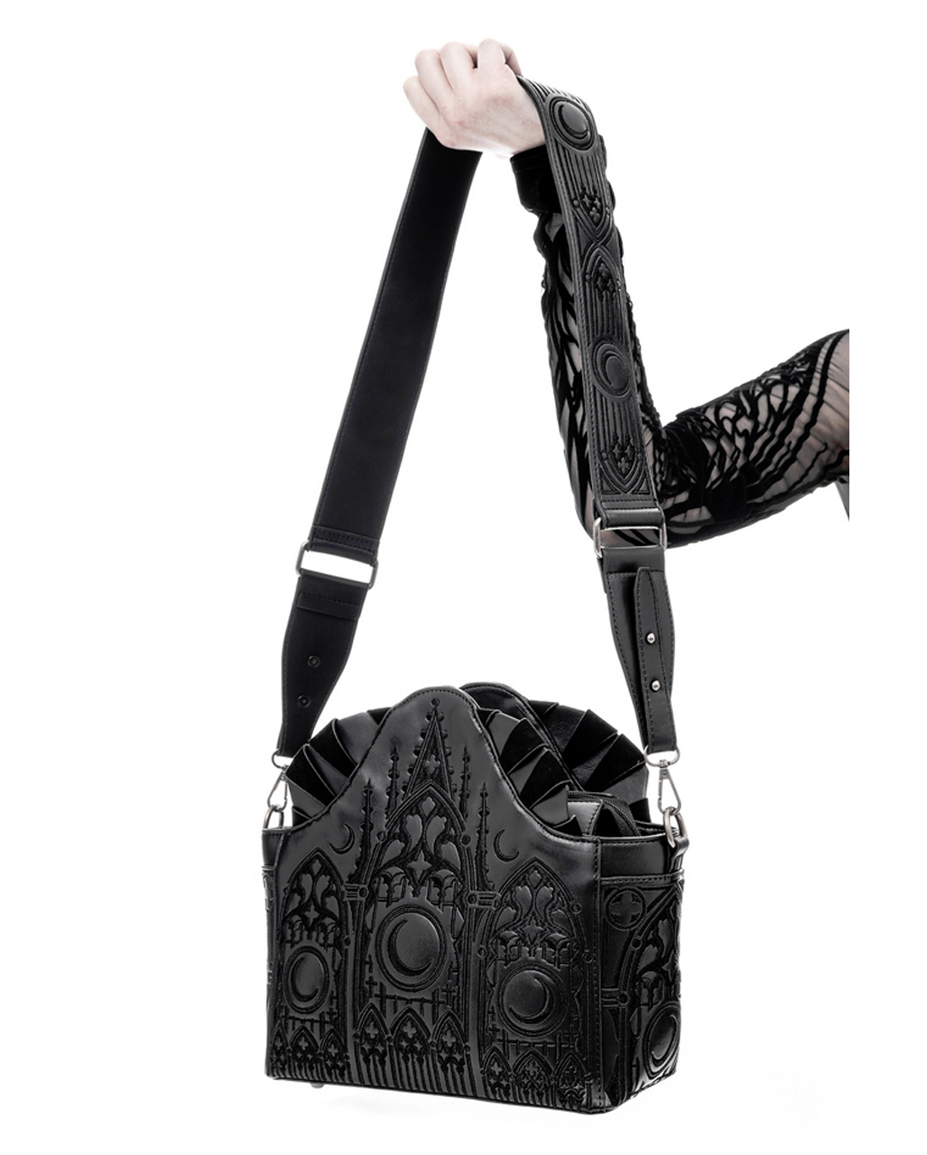 Dark Altar Gothic Shoulder Bag ★ Gothic accessory | Horror-Shop.com