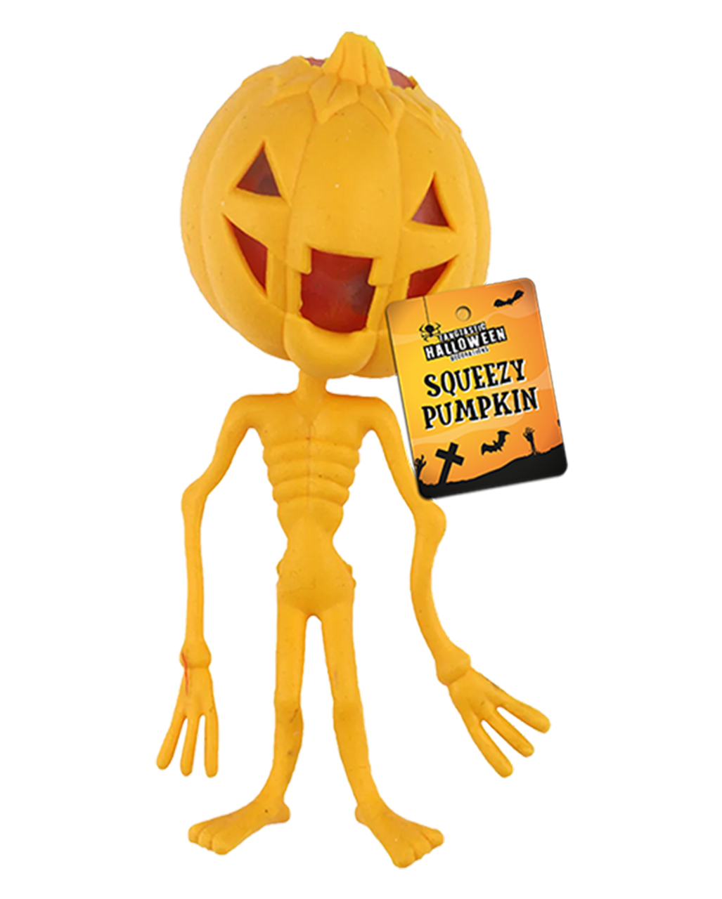 BILLMOSS Halloween Quetsch-Kürbis Spielzeug - 12 Stück In 6 Farben