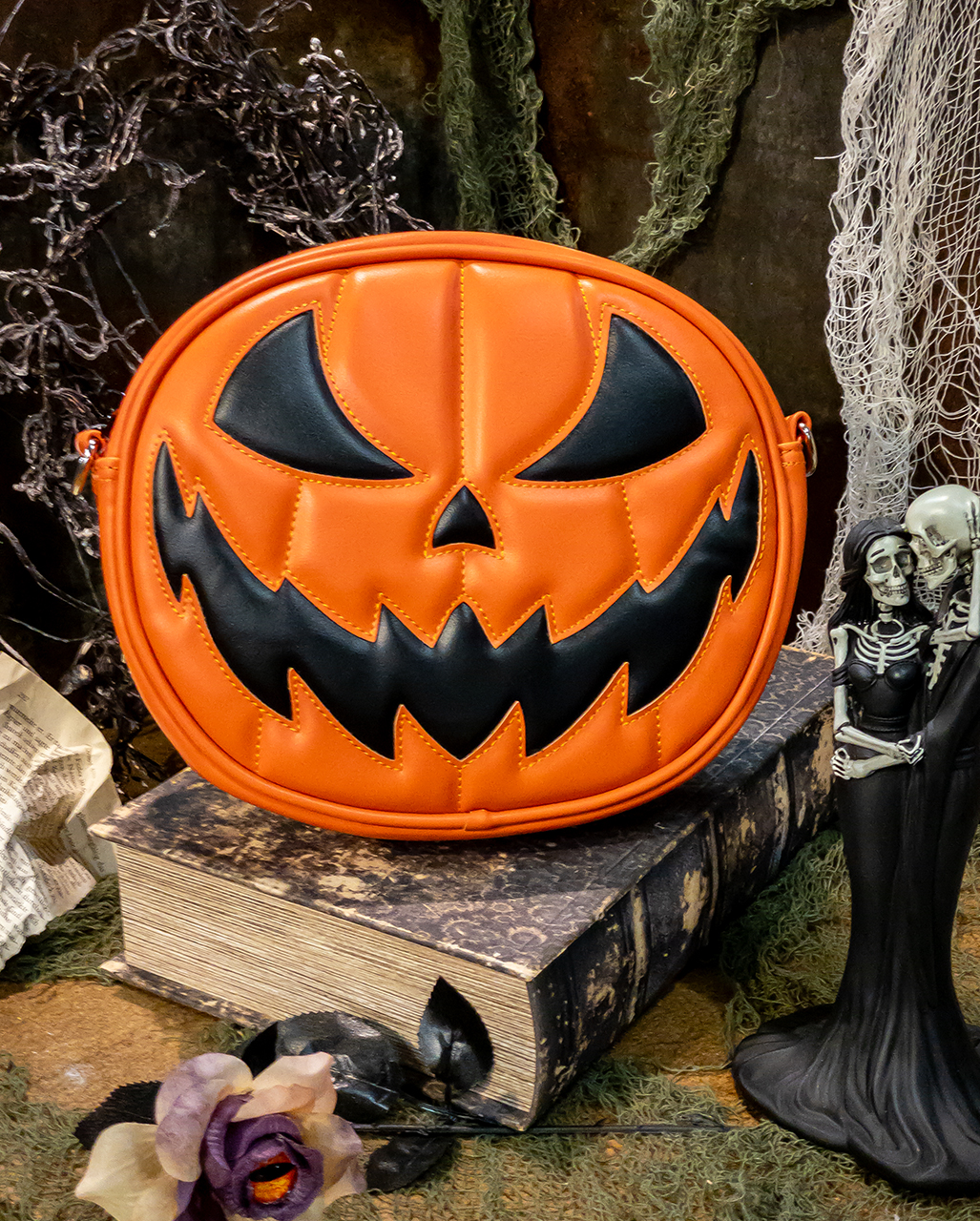 Halloween Kürbis Umhängetasche - Gothic Handtasche Für Partys